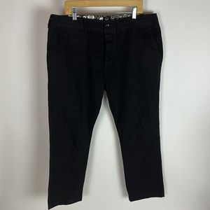 Ssur Black 9.0 oz Twill 100% Cotton Chino Pants  Men’s Size 38